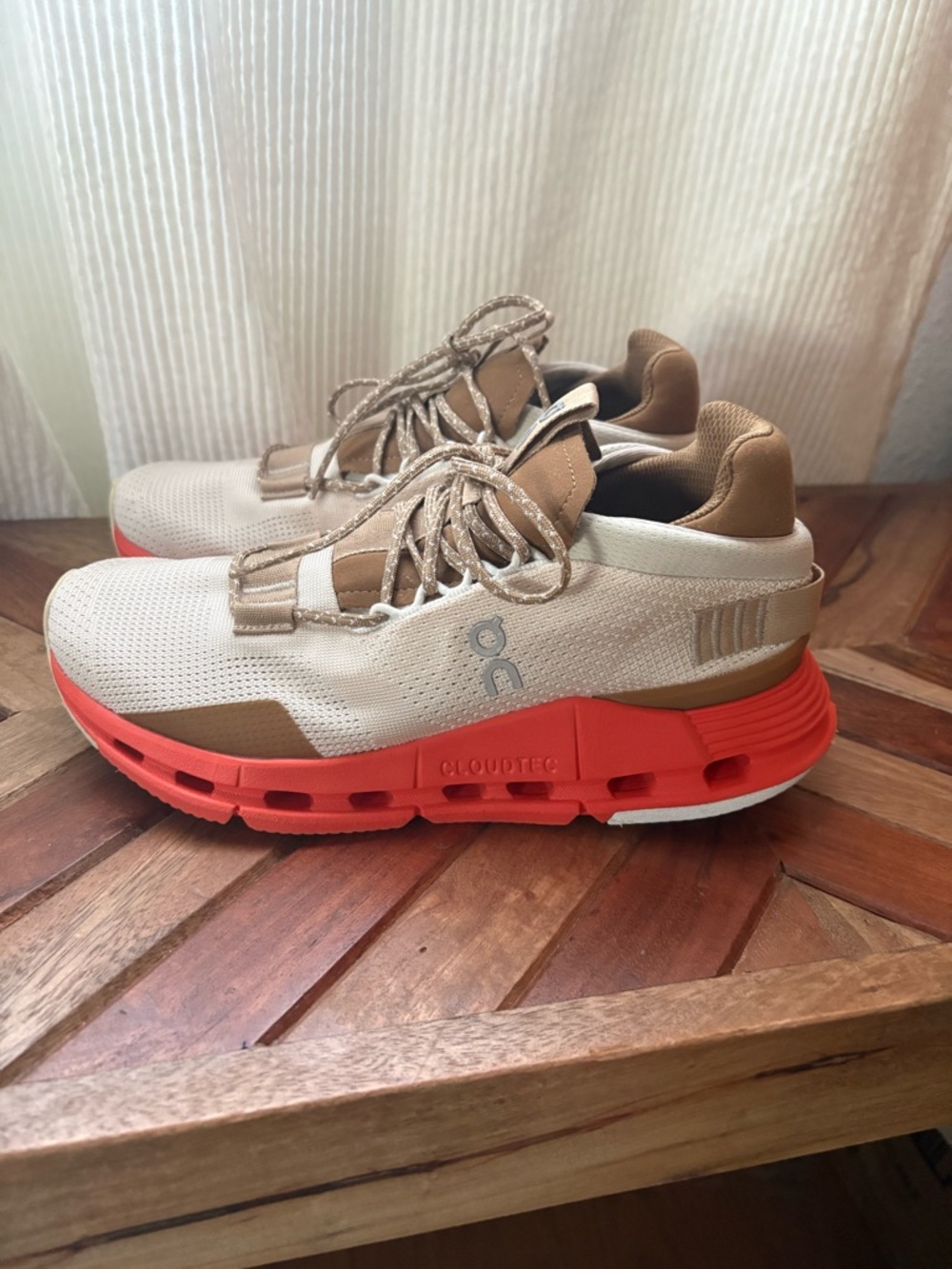 On Cloud Cloud Nova Pearl Flame Running Shoes 5.5 - Picture 11 of 15